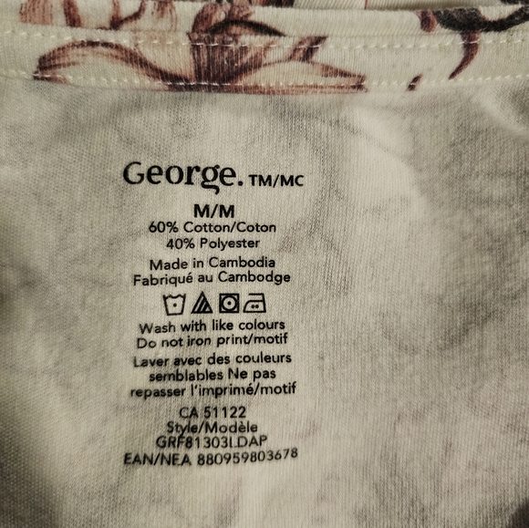 Ladies Floral Tee - Picture 2 of 3